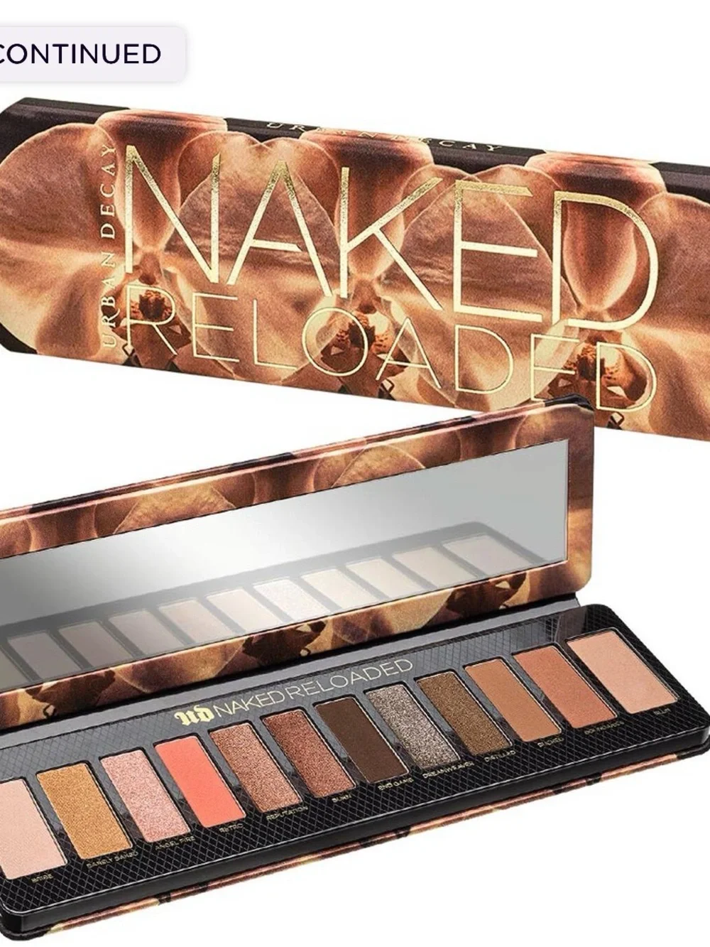 NIB-Urban Decay Naked Reloaded Eyeshadow Palette-Extremely Rare Discontinued